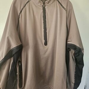 Men's Performance Jacket in Tan and Black